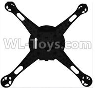 XK X260 Spare parts-01-03 X260-01 Bottom body shell coverX260-03,XK X260 RC Quadcopter Drone Spare Parts Replacement Accessories